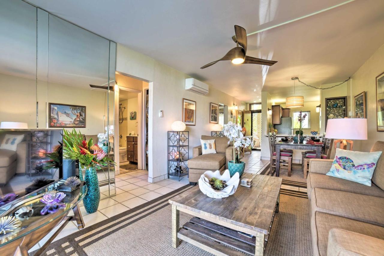 Ocean-View Kihei Condo With Lanai Steps To Beach! Extérieur photo