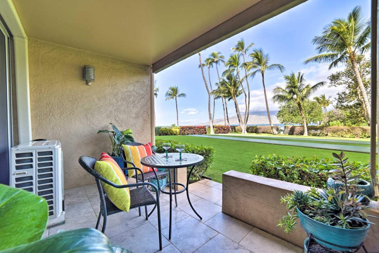 Ocean-View Kihei Condo With Lanai Steps To Beach! Extérieur photo