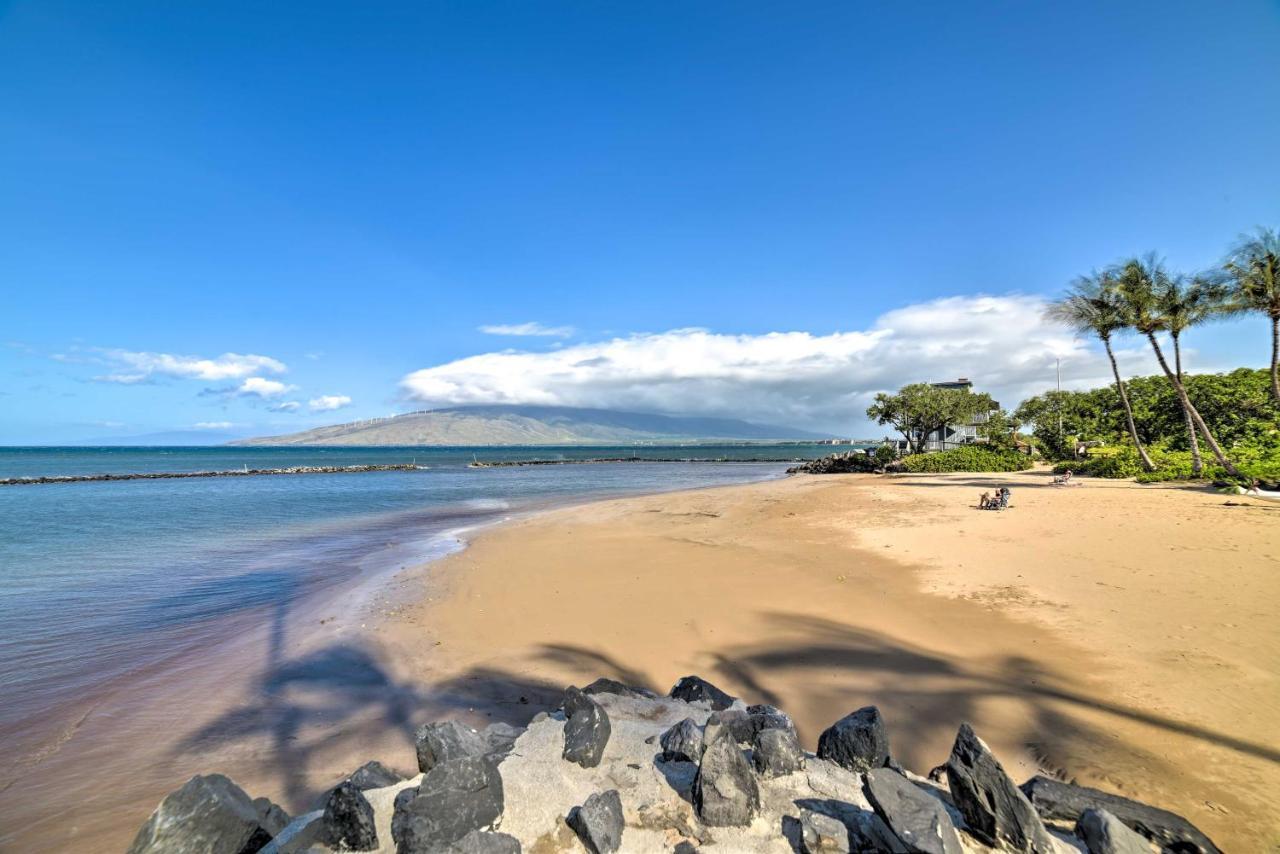 Ocean-View Kihei Condo With Lanai Steps To Beach! Extérieur photo